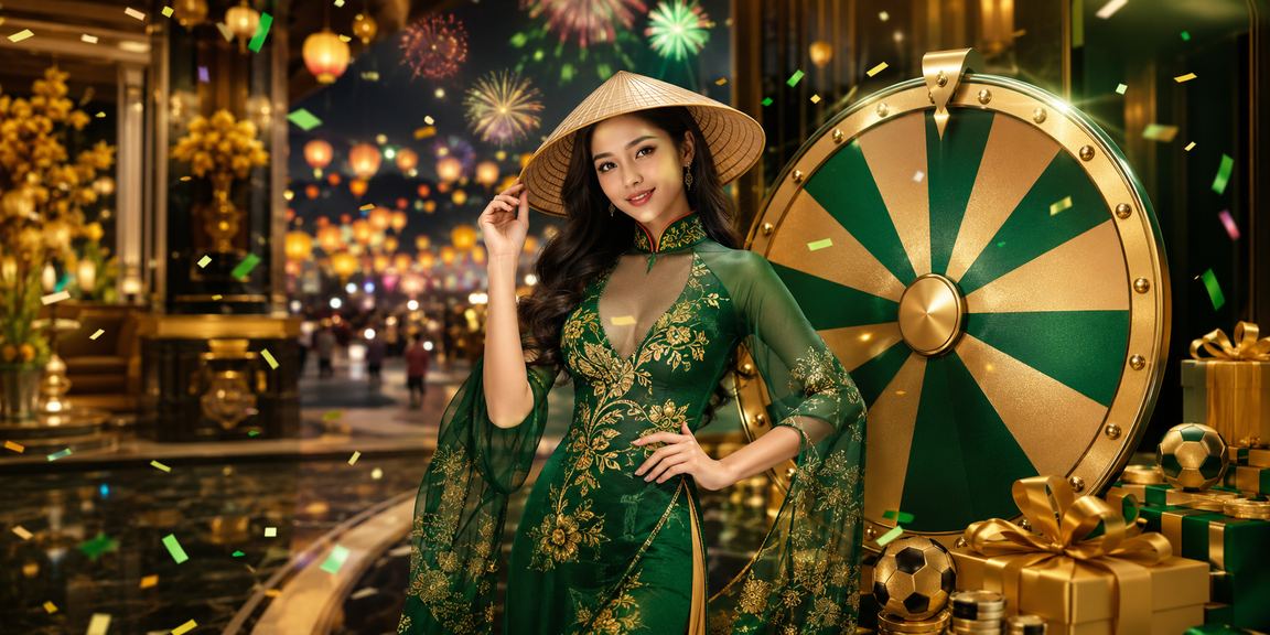 Không khí cá cược và roulette kết hợp văn hóa nón lá truyền thống tại Huế